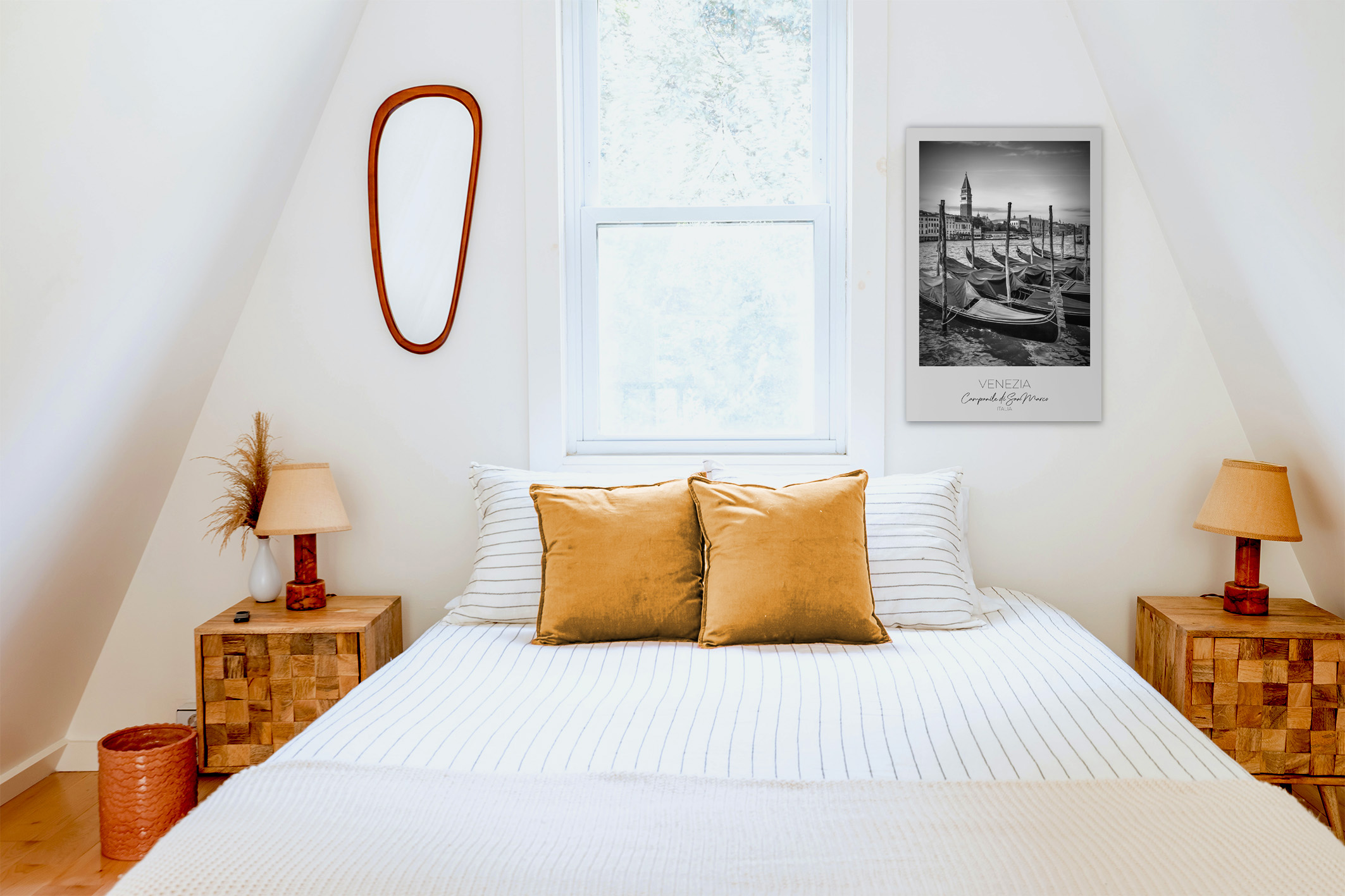 Wandbild VENEDIG Markusturm & Canal Grande - Schlafzimmer Wandbild VENEDIG Markusturm & Canal Grande - Schlafzimmer