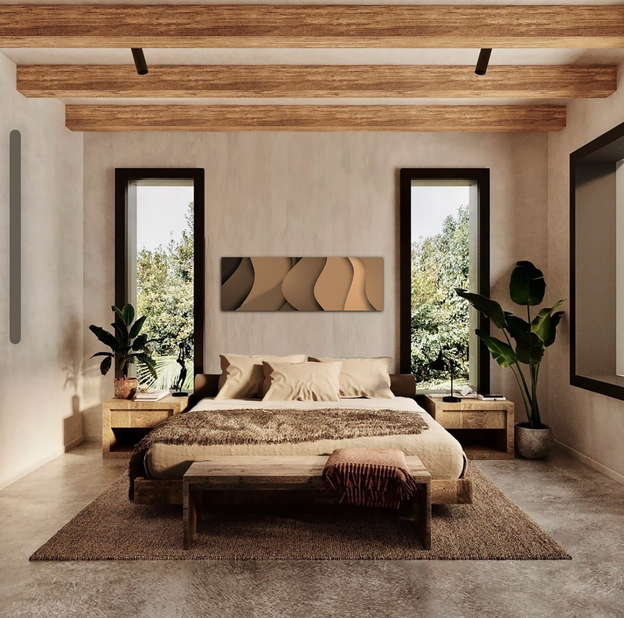 wandbild-wogenkunst-panorama-abstrakt-schlafzimmer wandbild wogenkunst panorama abstrakt schlafzimmer