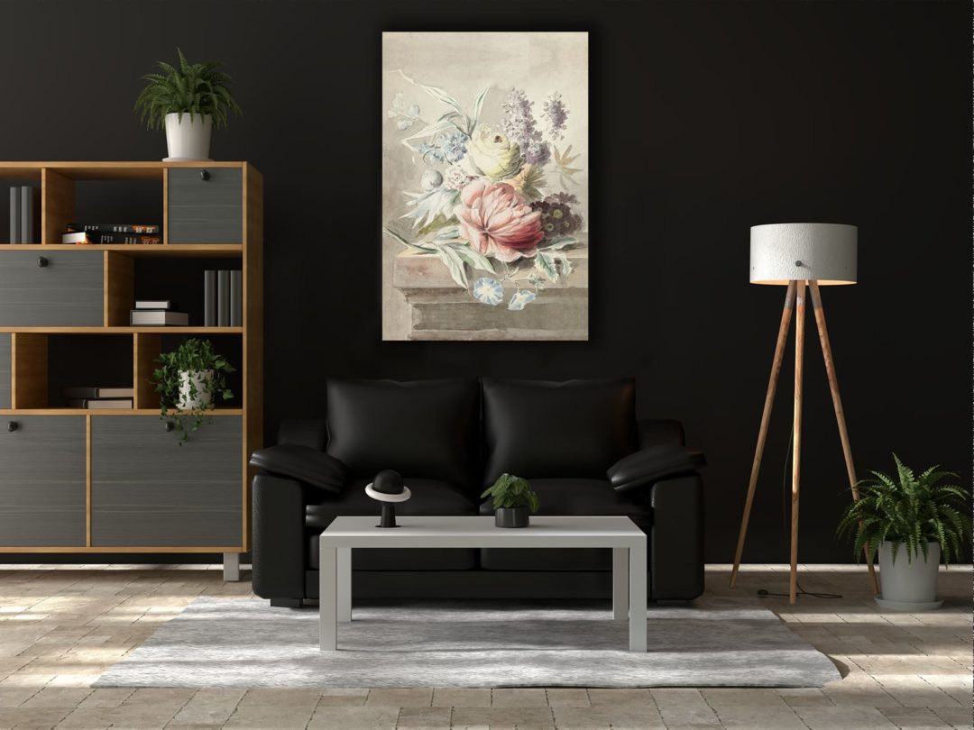 wandbild-blumen-aquarell-illustration-wohnzimmer2
