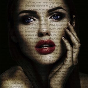 wandbild-frau-portrait-menschen-abstrakt-min