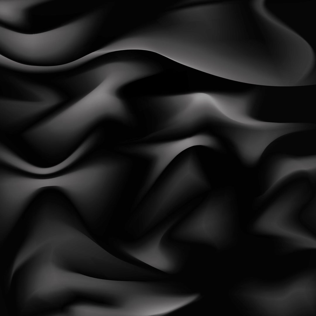 Wandbild Schwarze Welle, Abstrakt