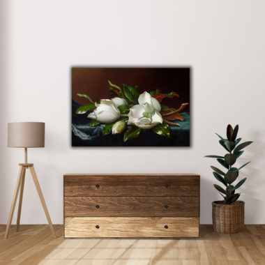 wandbild-vintage-magnolie-illustration-flur