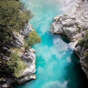 Wandbild Luftaufnahme Valbona Valley, Natur & Landschaft