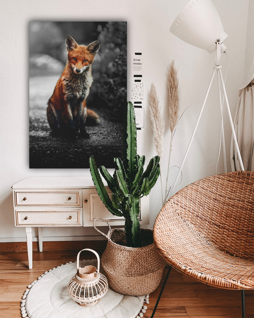 Wandbild Fuchs im Flur, Natur & Tiere