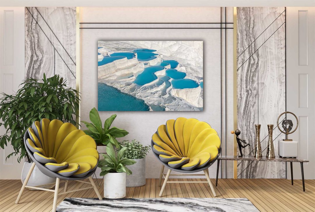 Wandbild Pamukkale, Türkei im Wohnzimmer, Natur & Landschaft