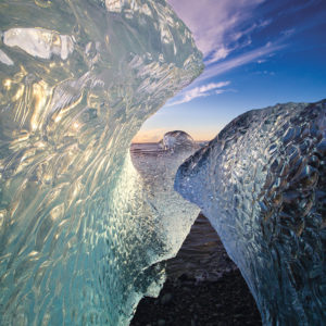 Wandbild Gletscherformen