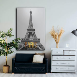 Wandbild Paris Flur