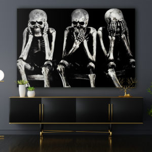 Wandbild Das dunkle Trio - Flur