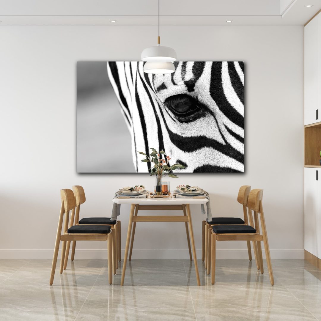 Wandbild Zebra Vision - Esszimmer