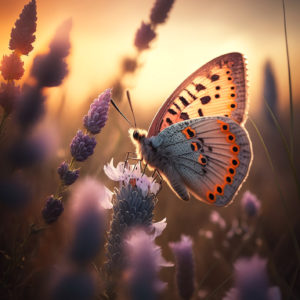 Wandbild Butterfly