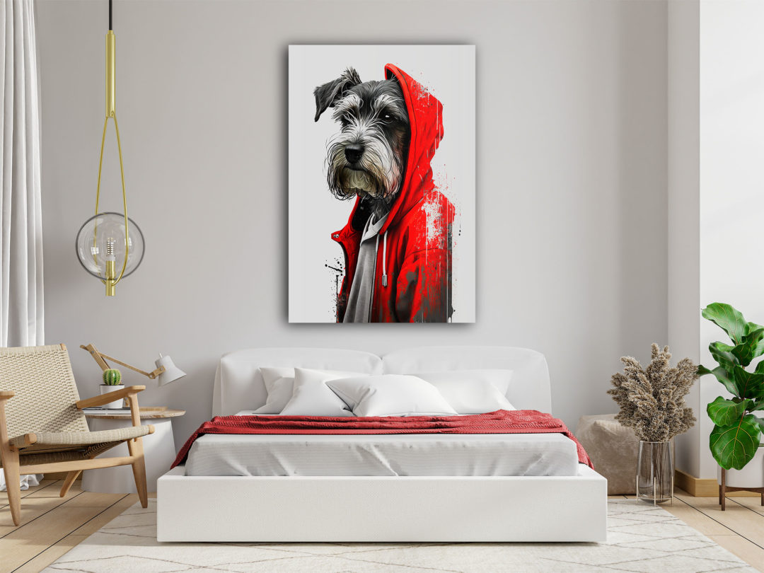 Wandbild Fashion Dog No.2 - Schlafzimmer
