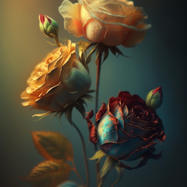 Wandbild Roses