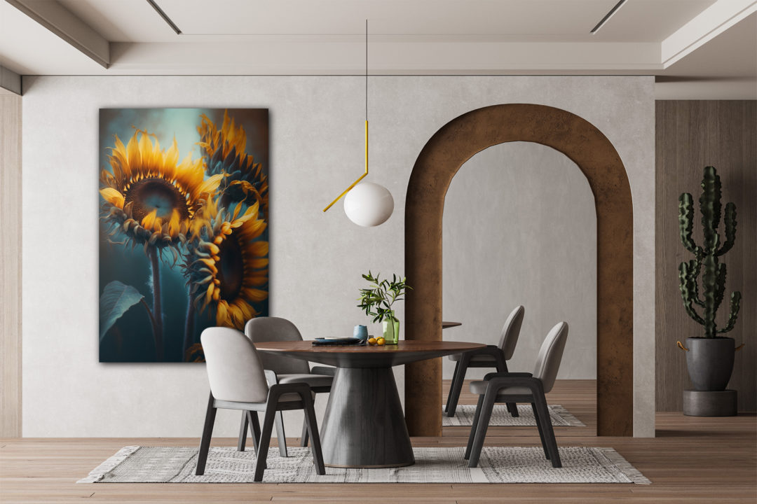 Wandbild Sunflowers - Esszimmer