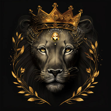 Wandbild Lion Queen