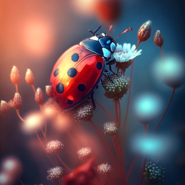 Wandbild Ladybug