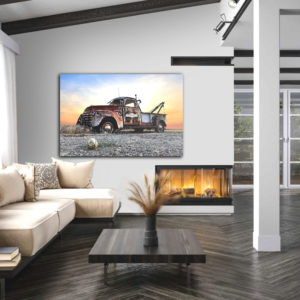 Wandbild Rusty Chevrolet - Wohnzimmer