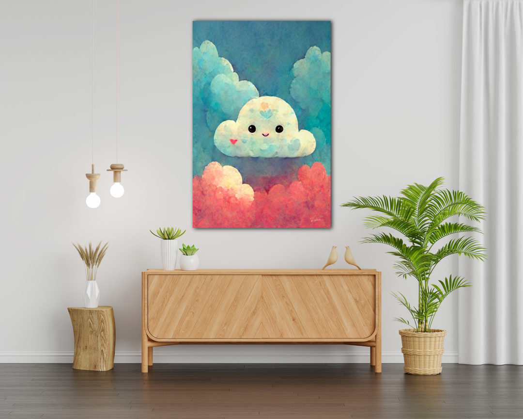 Wandbild Cute Cloud - Flur