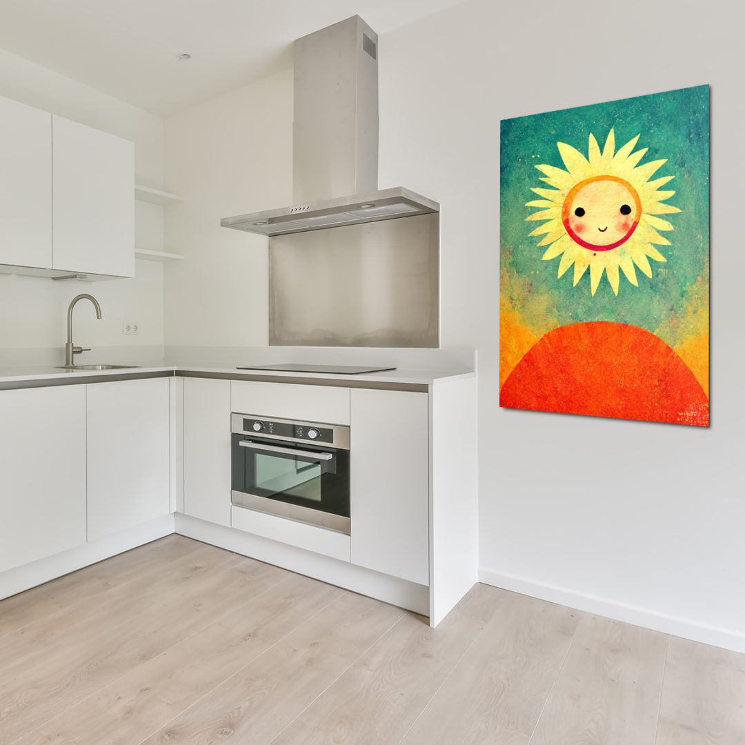 Wandbild Cute Sun - Küche
