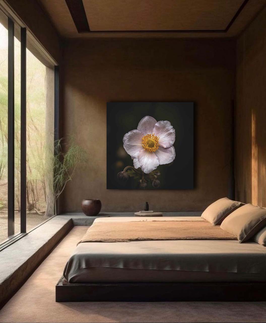 Wandbild Blütenzauber - Schlafzimmer