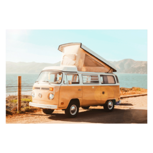 Wandbild Camper