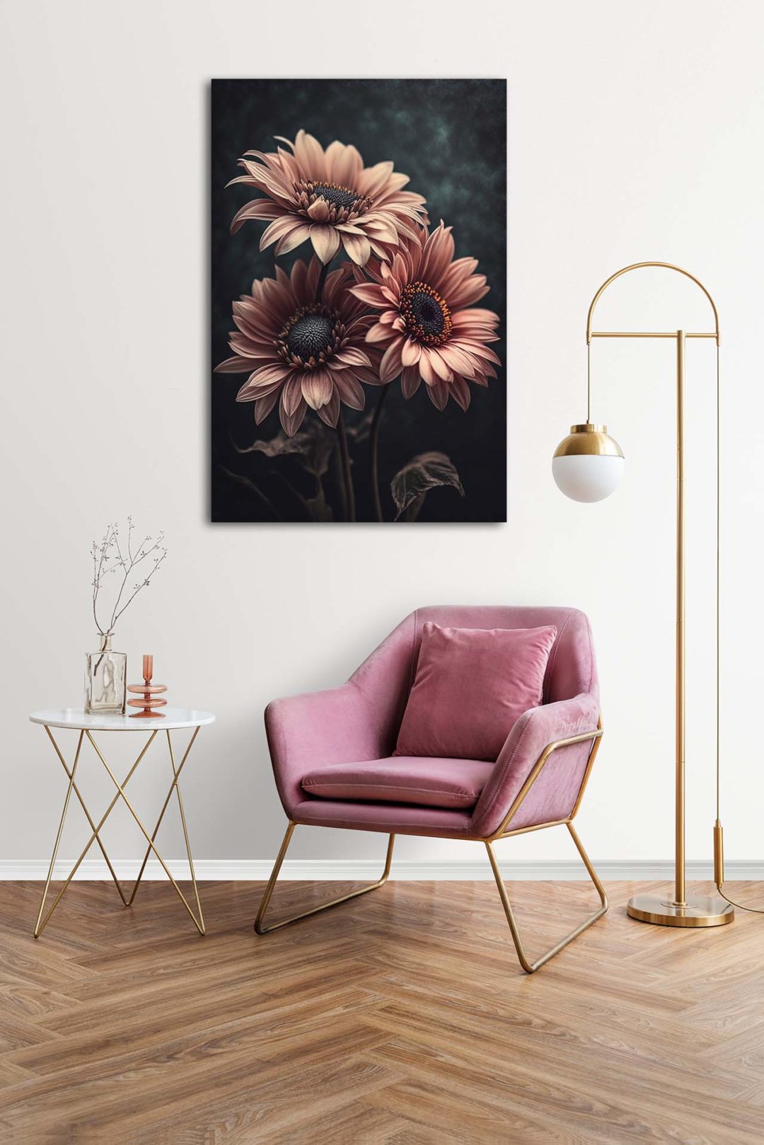 Wandbild Chrysanthemum Morifolium - Flur