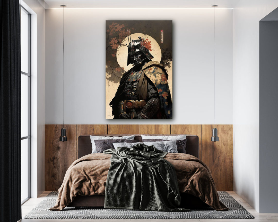 Wandbild Darth Vader Samurai - Schlafzimmer