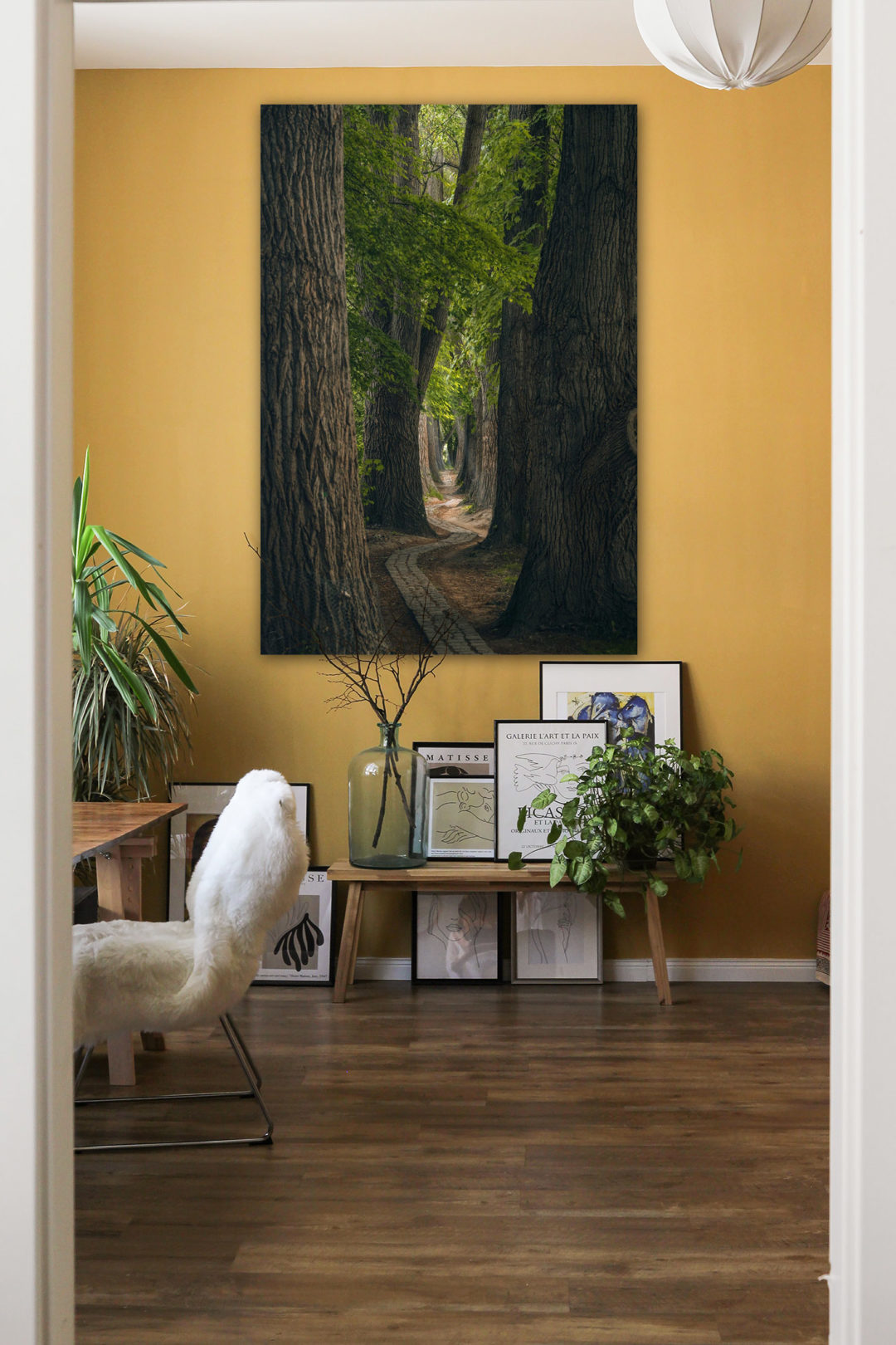 Wandbild Magischer Walddurchgang - Wohnzimmer 2