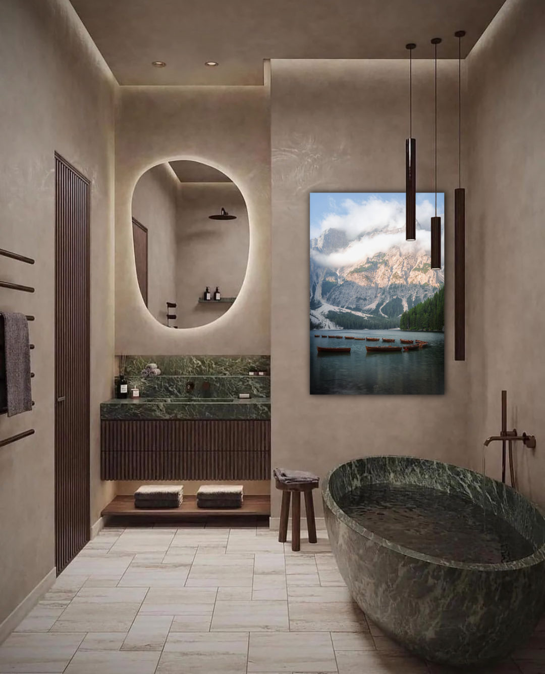 Wandbild Seezauber - Badezimmer