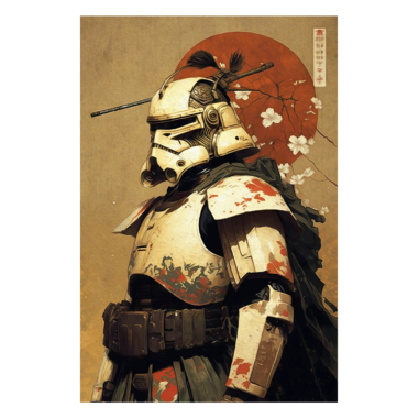 Wandbild Storm Trooper Samurai