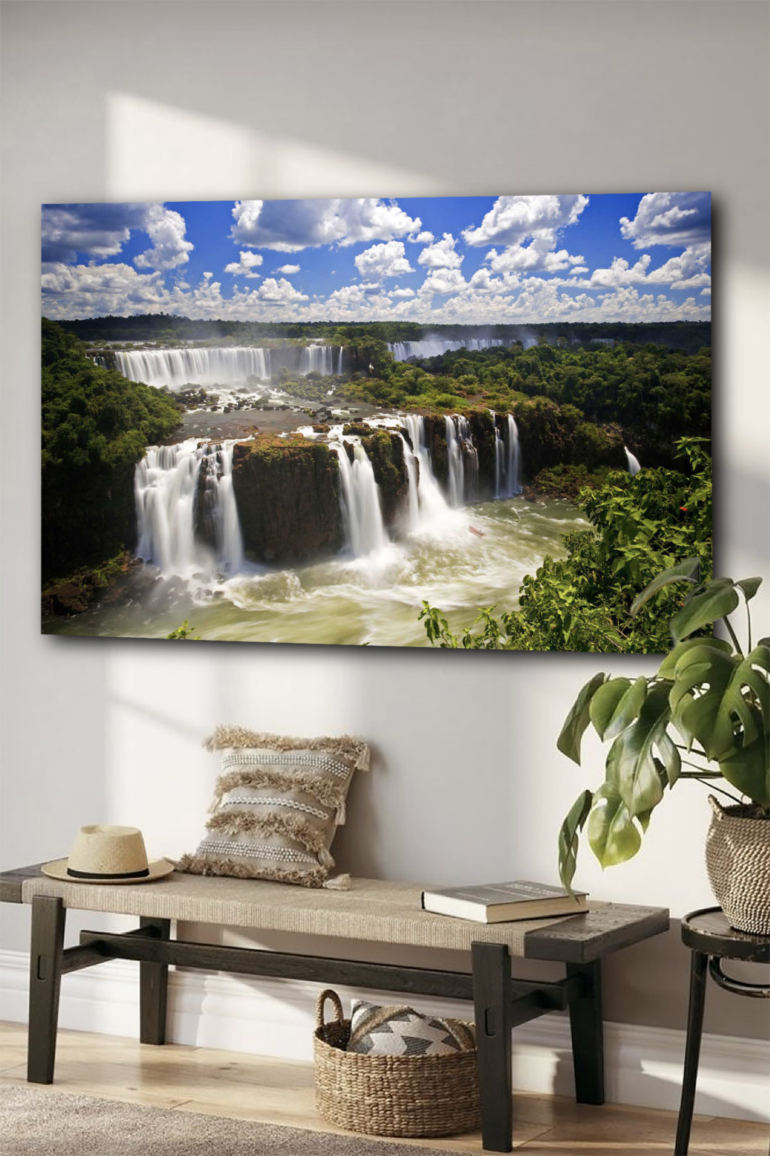 Wandbild Wasserfall Argentinien - Flur