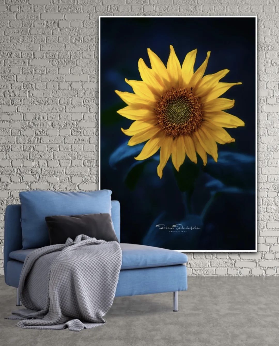 Wandbild Sonnenblume 1