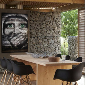 Wandbild Graffiti erschrockenes Kind - Esszimmer