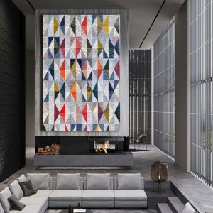 Wandbild Kacheln - Wohnzimmer