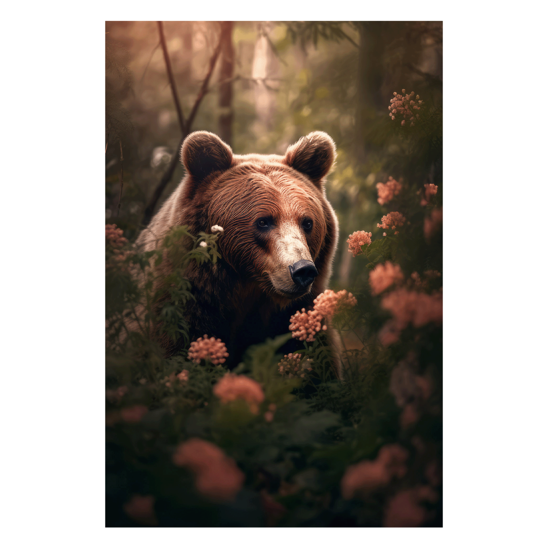 Wandbild Bear Forest