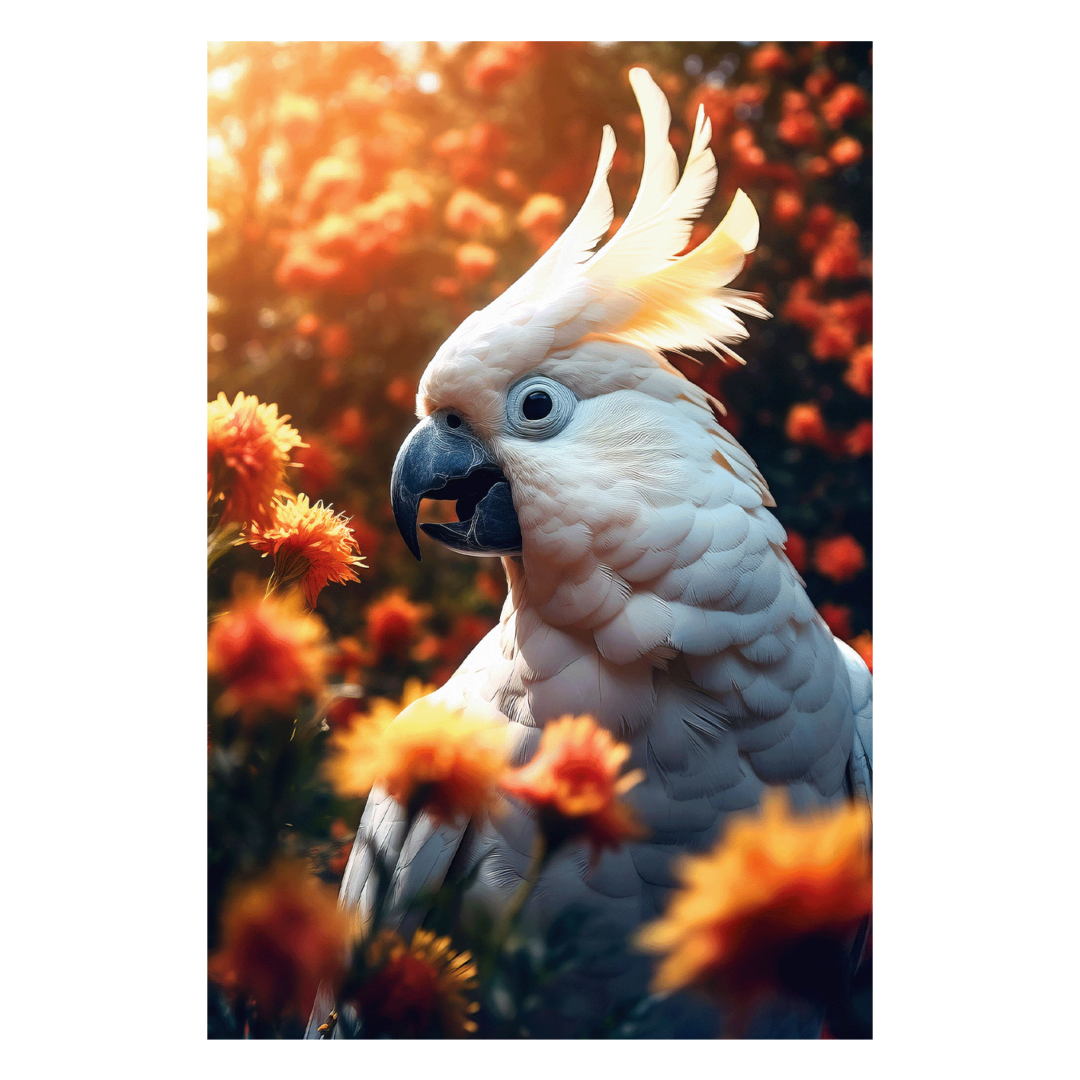 Wandbild Cockatoo Happy