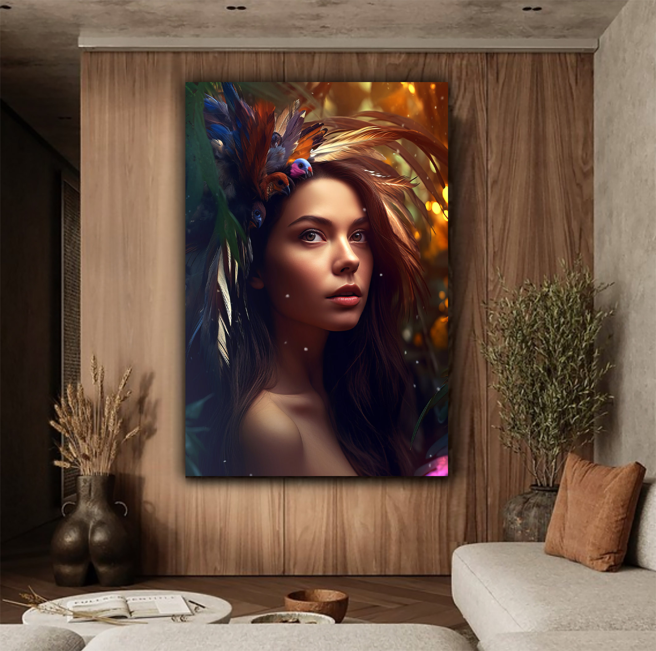 Wandbild Exotic Woman II - Wohnzimmer