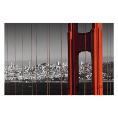 Wandbild Golden Gate Bridge im Detail