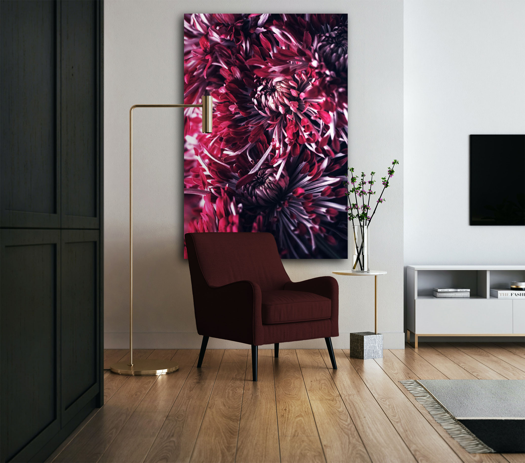 Wandbild Tropical Blossom Burst - Wohnzimmer