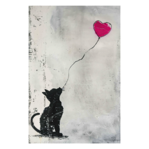 Wandbild Cat x Banksy