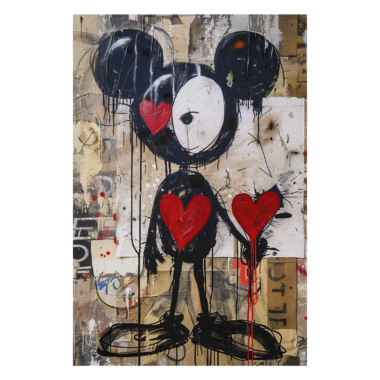 Wandbild Love & Mouse